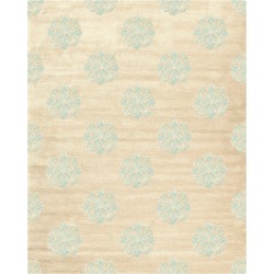 Safavieh Eigentijds Indoor Hand Getuft Vloerkleed, Soho Collectie, SOH424, in Beige, 152 X 244 cm