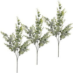Set van 4x stuks eucalyptus kunstbloemen takken 68 cm decoratie - Kunstplanten