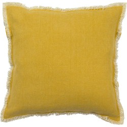 Dutch Decor BURTO - Kussenhoes van gewassen katoen Golden Glow 70x70 cm - geel - Dutch Decor