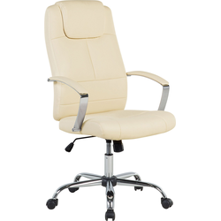 Beliani WINNER - Bureaustoel-Beige-Kunstleer