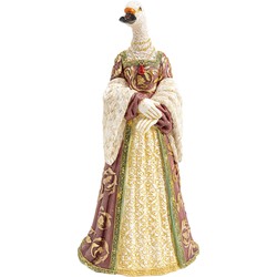 Decofiguur Bird Lady Duck White 31cm