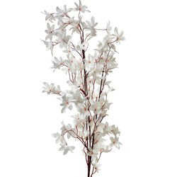 Clayre & Eef Kunstbloem 112 cm Wit Kunststof