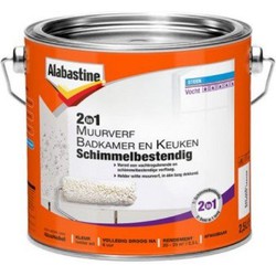 2in1 muurverf badkamer en keuken 2,5l