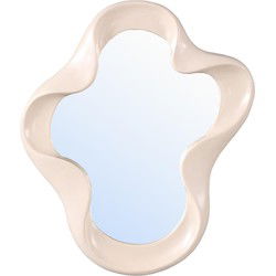 PTMD Spiegel Hannah - 25x2x30 cm - Polyester - Creme