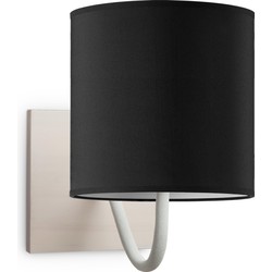 wandlamp beach bling Ø 16 cm - zwart