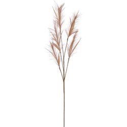 House of Seasons pluimgras losse steel/tak - lichtbruin - 98 cm - decoratie kunst pluimen - Kunsttakken