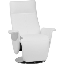 Beliani PRIME - TV-fauteuil-Zilver-Kunstleer