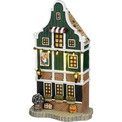 Luville Kerstdorp Zaanse schans - 15x9x27 cm - Polyresin - Multi