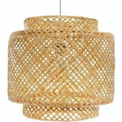 Atmosphera Hanglamp bamboe - 40 x 38 cm - naturel - gevlochten - Hanglampen