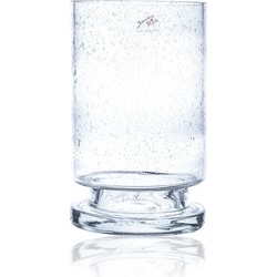 Glazen vaas conisch transparant 15 x 25 cm - Vazen