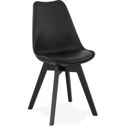 TAPAS design stoel 56x48x82 cm Zwart