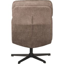Draaifauteuil Alvar + Hocker 53x57x83 cm