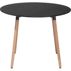 Beliani BOVIO - Eettafel-Zwart-MDF