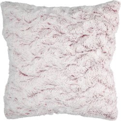 Tapijtenloods Smooth Kussen Vacht Hoogpolig Soft Touch Rood- 45x45 CM