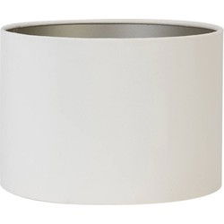 Light & Living - kap - Velours - wit - textiel - Ø 40cm - E27 - 2240778