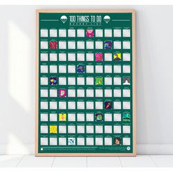 Gift Republic Scratch Poster - 100 Dingen om te doen