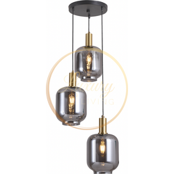 Lily 3-Licht Hanglamp Rond