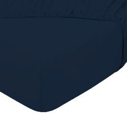 Dubbel Jersey Splittopper - Navy - 190x200 cm - Jersey - Villa Park - Voor Matrassen Tot 506 CM