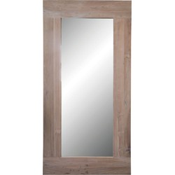 PTMD Ryan Rechthoekige Spiegel - 100 x 5 x 200 cm - Hout - Bruin