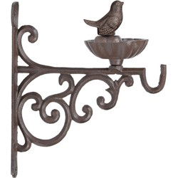 Esschert Design Vogelvoederbak - gietijzer - met haak - 19 cm - Vogelvoederschalen