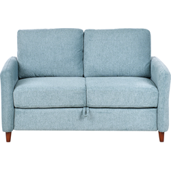 Beliani MARE - Tweezitsbank-Blauw-Polyester