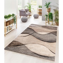 Modern vloerkleed - Nova Beige/Grijs/Taupe - 200x290 cm