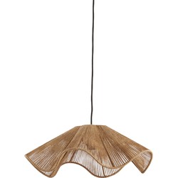 Light & Living - Hanglamp FODARA - Ø48x19cm - Bruin