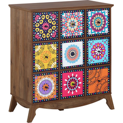 KUMA  - Sideboard - Donkere houtkleur - MDF