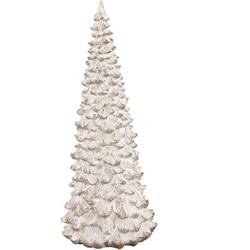 PTMD Kerstversiering Boom Talor - 16x16x38 cm - Polyester - Goud