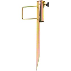 Parasolharing - 2x - droogmolen grondpen met handvat - 0 tot 35 mm - Parasolvoeten
