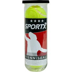 SportX Tennisballen in Koker 3 Stuks