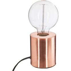 Atmosphera Tafellamp Saba - metaal - koper - H10 cm - Leeslampje - Designlamp - Tafellampen