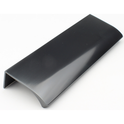 Profielgreep Christien - Gun metal - 96 mm - Industrieel - Handgreep - Kastgreep - Ladegreep