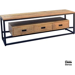 Benoa Len 3 Drawer TV Cabinet 150 cm