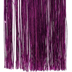 Lametta pvc l0.1b50h40 cm violet kerst