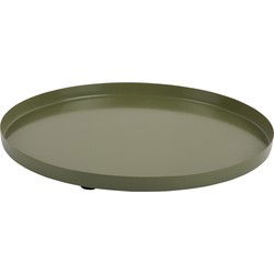 Present Time - Dienblad Servir Rond Extra Small - Army green