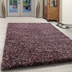 Tapijtenloods Rainbow Soft Shaggy Hoogpolig Vloerkleed Roze- 80x150 CM