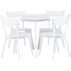 Beliani ROXBY - Eetkamerset-Wit-MDF