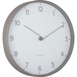 Karlsson - Wandklok Sencillez - Donkergrijs- Ø30cm