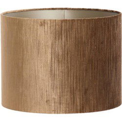 Light & Living - kap - Flair - bruin - textiel - Ø 25cm - E27 - 2225949