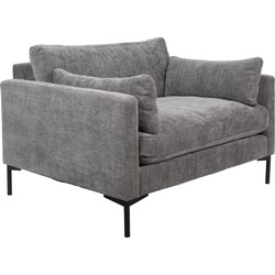 ZUIVER Love Seat Summer Anthracite