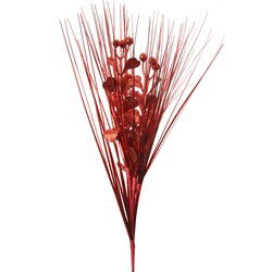 Clayre & Eef Decoratie Tak Rood Kunststof