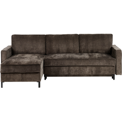 Beliani TEJN - Hoekbank-Bruin-Polyester