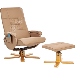 Beliani RELAXPRO - TV-fauteuil-Bruin-Kunstleer