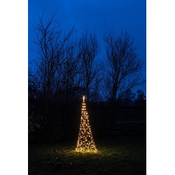 Tree With Star On Pole With Base diameter70X200 cm 236 Led Classic