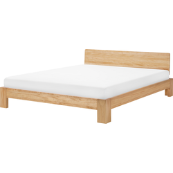 ROYAN  - Tweepersoonsbed - Lichthout - 180 x 200 cm - Dennenhout