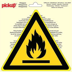 Pictogram driehoek 20 cm