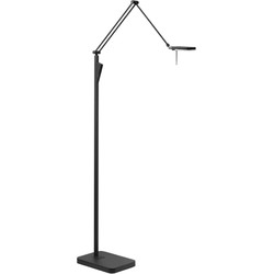 Moderne Metalen Highlight Bolzano LED Vloerlamp - Zwart