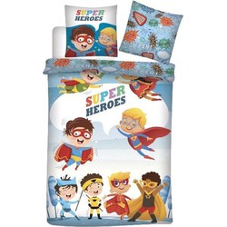 Super Heroes Dekbedovertekset - 140x200 + 1*65x65 cm