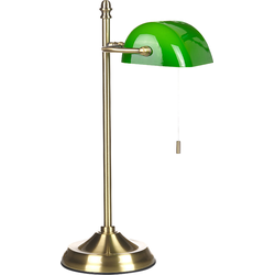 Beliani MARAVAL - Tafellamp-Groen-Glas